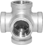 Beduan Stainless Steel 1/2 Inch 5-WAY Outlet Cross Female, Copper. Fixed Price $21.82.