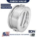 10" Stainless Steel 316 Wafer Duo Door Spring Check Valve. Fixed Price $2420.14.