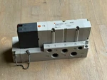 Smc VQ4101-3 Solenoid Valve 0.2-1.0 Mpa With Manifold Base. Fixed Price $50.00.