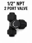 Pulsafeeder Bleed Valve Port Plastic Globe 1/2 Npt Pulsatron. Fixed Price $59.99.