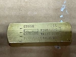 Parker Hydraulic Check Valve C200B -10CL 1/8" 2000PSI 138 Max Bar GPM(11LPM). Fixed Price $45.00.