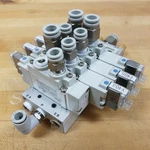Smc 30-SY7120-5LZ-C8 Pneumatic Solenoid Valve Assembly, 24VDC, 0.7MPA Used. Fixed Price $106.76.