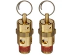 Control Devices St Series Brass Asme Safety Valve, 150 Psi Set Pressure, 1/4".... Fixed Price $11.70.