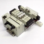 (lot Of 6) Ckd N4GA1 Solenoid Air Valves+manifold W/ (3) 3GA1669 And (1) 4GA139. Fixed Price $59.99.