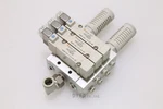 Smc Used SY5140-5LOZ 3PCS Solenoid Valve W/ Manifold Block VLV-I-1626=9J32-10. Fixed Price $34.98.