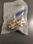 New, Ball Valve, Brass, B-08-08STRF-XX-Z, 1/2 Npt, 600WOG. (13L-1,2). Fixed Price $29.99.