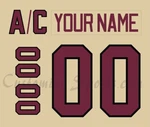 Peterborough Petes Customized Number Kit 2014-2015 Home Cream Uniform. Fixed Price $39.99.