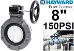 Duty Free Hayward Flow Control 8" Butterfly Valve BYV14080A0EG000 Pvc Body. Fixed Price $736.80.