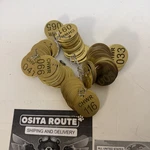 Brady 1-1/2" Pack Stamped Brass Valve Tags Legend "chwr" (001 To 135). Fixed Price $92.64.