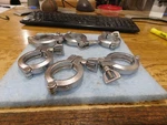 Lot Of Nso Wing Style 1.5" Stainless Steel Vacuum Hose Clamps. Qty. 6. Fixed Price $29.99.