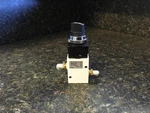 Misumi NCHS2-8A Position Hand Operated Air Valve (kb). Fixed Price $45.00.