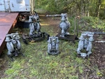 Lot Of Yamada Diaphragm Pumps And Replacement Parts 3XNDP-50BAN, 2XNDP-80BAN. Fixed Price $2750.00.