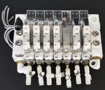 Koganei PBM7P-3W Solenoid Valve Block, GA110E1-PSL-1L-7W, PB24C-38W, PB24C-39W. Fixed Price $185.00.