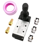 Pneumatic Solenoid Valve Manual Push-pull 4H210-08 Pt 1/4 Inch 5 Way Pos. Fixed Price $25.88.