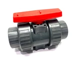 Double Union 3" Upvc Ball Valve, Slip Sockets. Fixed Price $75.99.