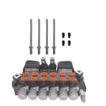 6SPOOL 21GPM Hydraulic Backhoe Directional Control Valve W/joysticks Sae Ports. Fixed Price $216.45.