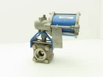 Jamesbury 1/2" 4CX 3600 MT3 316SS Socket Ball Valve & Pneumatic Actuator ST50E. Fixed Price $229.99.