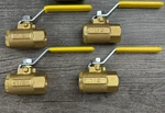 4 Parker 600WOG Manual Ball 1/2" W/lock Out Slider Brass Valves. Fixed Price $74.95.