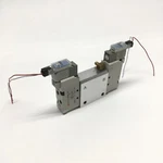 Smc SYJ5123-5MOU-M5-Q Body Ported Solenoid Valves (X2) 5-PORT, 2-POSITION, 24VDC. Fixed Price $90.00.