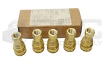 New Box Of 5 Dixon F-2HF2-B Iso-b Coupler 1/4" Brass. Fixed Price $50.00.