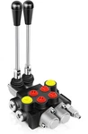 Hydraulic Flow Control Valve 2 Spool 13 Gpm Ports Adjustable Relief Lever H.... Fixed Price $100.79.