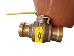 Milwaukee Manual Two-way Ball Valve 1/2" Brass Straight Ultrapress BA-480B-212. Fixed Price $389.00.