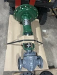 Fisher Pneumatic Steel Flanged Control Valve 667 Size 34 1-1/2 300RF. Fixed Price $2799.00.